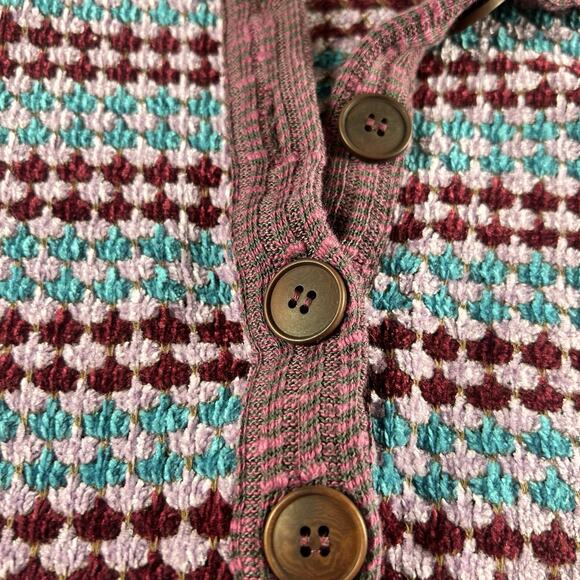 Free People Maggie Sweater Mini Short Dress Chunky Soft Collared Purple Large - Picture 5 of 16